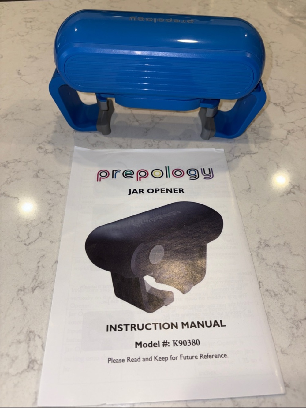 Prepology Blue Jar Opener